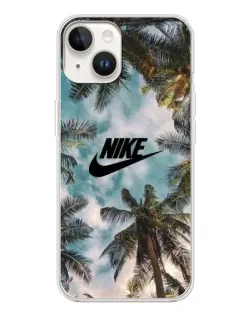 Чехол для TECNO Spark Go 1 с картинкой «Тропический принт Nike» Чехол для TECNO Spark Go 1 с картинкой «Тропический принт Nike»