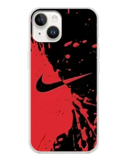 Чехол для TECNO Spark Go 1 с картинкой «Красные брызги Nike» Чехол для TECNO Spark Go 1 с картинкой «Красные брызги Nike»