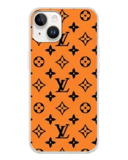 Чохол для TECNO Spark Go 1 з картинкою «Помаранчевий стиль LV»