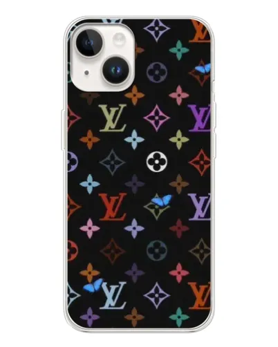 Чохол для TECNO Spark Go 1 з картинкою «Кольорова монограма LV»