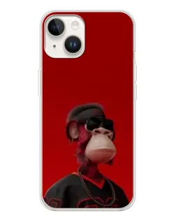 Чехол для TECNO Spark Go 1 с картинкой «Bored Ape в красном» Чехол для TECNO Spark Go 1 с картинкой «Bored Ape в красном»