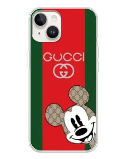 Чохол для TECNO Spark Go 1 з картинкою «Gucci — смуги та Міккі»