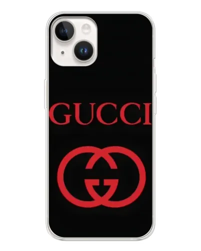 Чохол для TECNO Spark Go 1 з картинкою «Gucci — червоний логотип»