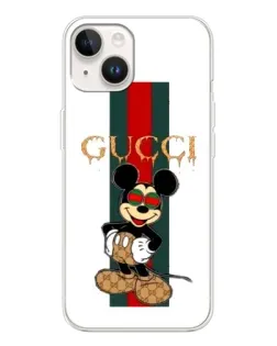 Чохол для TECNO Spark Go 1 з картинкою «Міккі Маус Gucci — смуги»