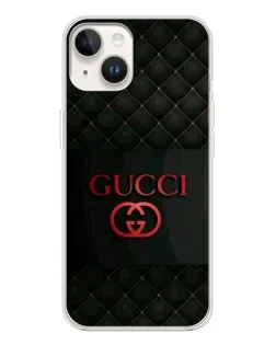 Чохол для TECNO Spark Go 1 з картинкою «Gucci — стьобаний чорний»
