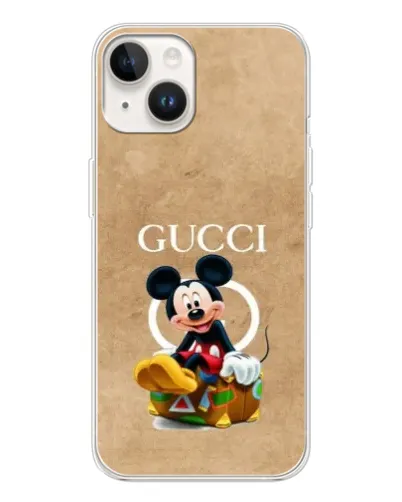 Чохол для TECNO Spark Go 1 з картинкою «Міккі Маус Gucci — крафт»