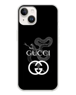 Чохол для TECNO Spark Go 1 з картинкою «Gucci — срібна змія»