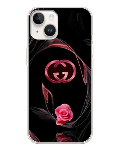 Чохол для TECNO Spark Go 1 з картинкою «Gucci — неонова троянда»