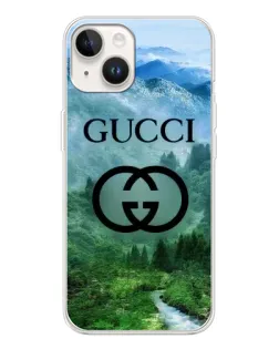 Чохол для TECNO Spark Go 1 з картинкою «Gucci — гірський пейзаж»
