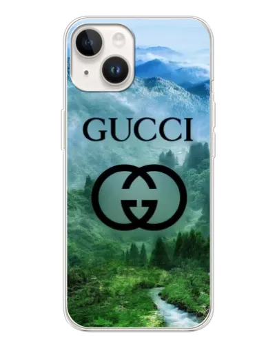 Чохол для TECNO Spark Go 1 з картинкою «Gucci — гірський пейзаж»