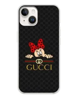 Чохол для TECNO Spark Go 1 з картинкою «Мінні Маус Gucci — чорний»