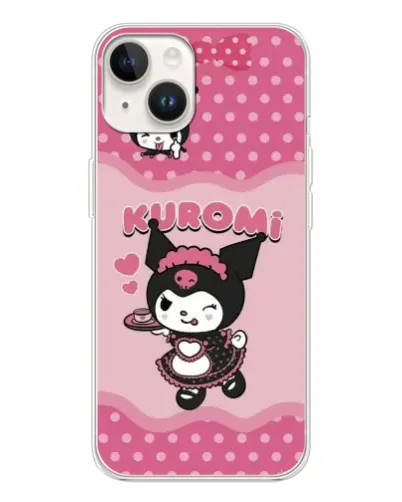 Чехол для TECNO Spark Go 1 с картинкой «Kuromi в очках»