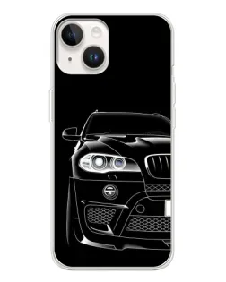 Чохол для TECNO Spark Go 1 з картинкою «Темний силует BMW»