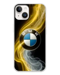 Чохол для TECNO Spark Go 1 з картинкою «Золотистий дим BMW»