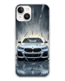 Чохол для TECNO Spark Go 1 з картинкою «BMW у світлі фар»