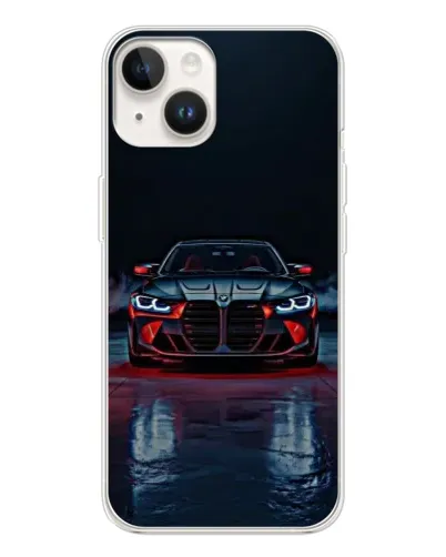 Чохол для TECNO Spark Go 1 з картинкою «BMW на мокрій дорозі»