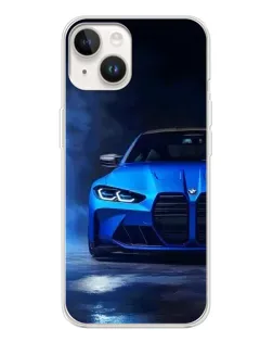 Чохол для TECNO Spark Go 1 з картинкою «Блакитна BMW M4»