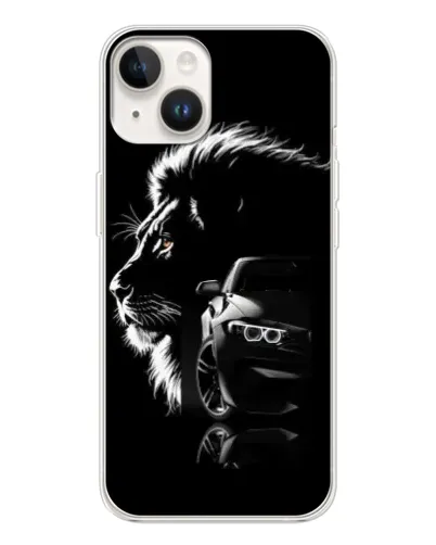 Чохол для TECNO Spark Go 1 з картинкою «BMW та лев»