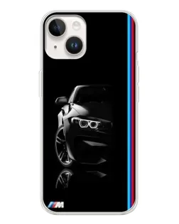 Чохол для TECNO Spark Go 1 з картинкою «Силует BMW в темряві»