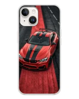 Чохол для TECNO Spark Go 1 з картинкою «BMW на червоній доріжці»