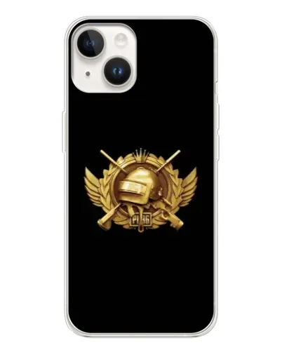 Чехол для TECNO Spark Go 1 с картинкой «PUBG — оранжевый градиент»