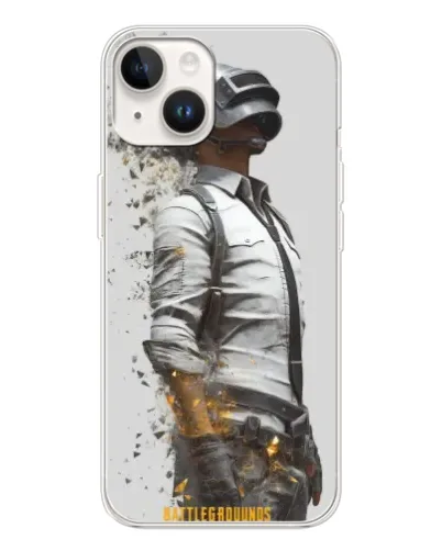 Чехол для TECNO Spark Go 1 с картинкой «PUBG — боец в пыли»