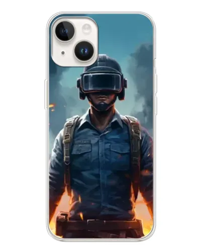 Чехол для TECNO Spark Go 1 с картинкой «PUBG — реалистичный герой»