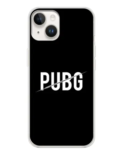 Чехол для TECNO Spark Go 1 с картинкой «PUBG — белый логотип»