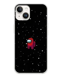 Чехол для TECNO Spark Go 1 с картинкой «Красный Among Us»