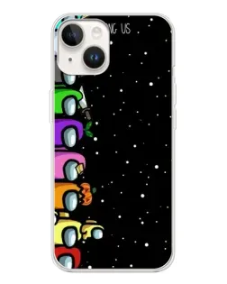 Чехол для TECNO Spark Go 1 с картинкой «Команда Among Us»