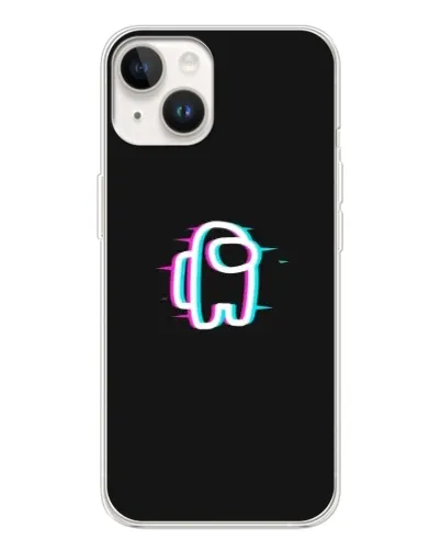 Чехол для TECNO Spark Go 1 с картинкой «Among Us неон»