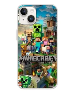 Чехол для TECNO Spark Go 1 с картинкой «Замок Minecraft»