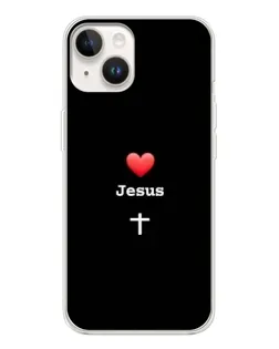 Чехол для TECNO Spark Go 1 с картинкой «Сердце - Jesus»