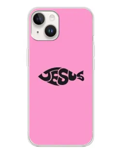 Чехол для TECNO Spark Go 1 с картинкой «Розовый символ  Jesus»