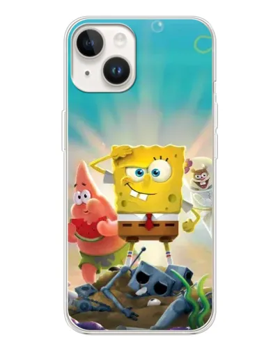 Чехол для TECNO Spark Go 1 с картинкой «Спанч Боб победитель» Чехол для TECNO Spark Go 1 с картинкой «Спанч Боб победитель»