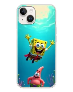 Чохол для TECNO Spark Go 1 з картинкою «Спанч Боб під водою»