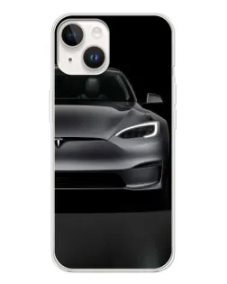 Чехол для TECNO Spark Go 1 с картинкой «Tesla Model S Look»