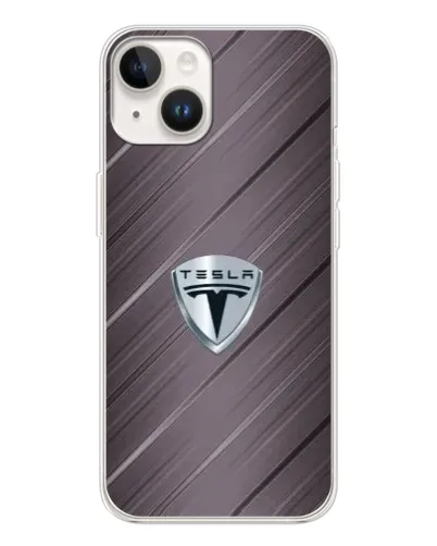 Чехол для TECNO Spark Go 1 с картинкой «Металлическая текстура Tesla»