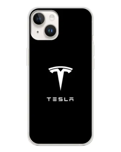 Чехол для TECNO Spark Go 1 с картинкой «Tesla White Logo»