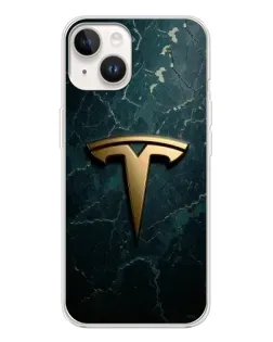 Чехол для TECNO Spark Go 1 с картинкой «Мраморная Tesla Gold»