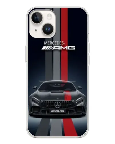 Чохол для TECNO Spark Go 1 з картинкою «Mercedes — білий карбон»
