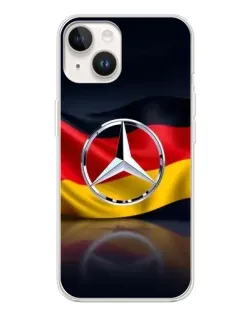 Чохол для TECNO Spark Go 1 з картинкою «Mercedes — прапор Німеччини»