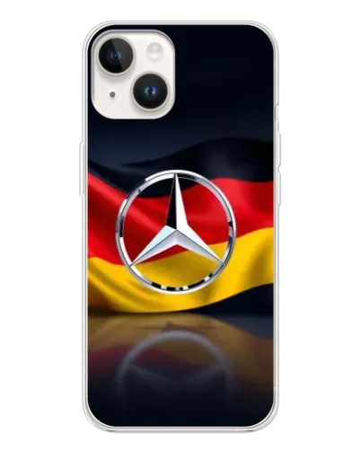 Чохол для TECNO Spark Go 1 з картинкою «Mercedes — прапор Німеччини»