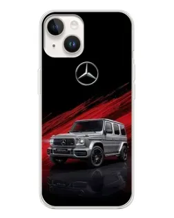 Чохол для TECNO Spark Go 1 з картинкою «Mercedes G-Class червоний»