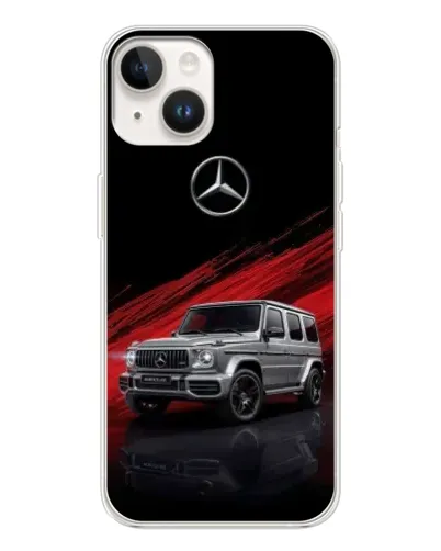Чохол для TECNO Spark Go 1 з картинкою «Mercedes G-Class червоний»