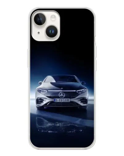 Чохол для TECNO Spark Go 1 з картинкою «Нічний Mercedes EQ»
