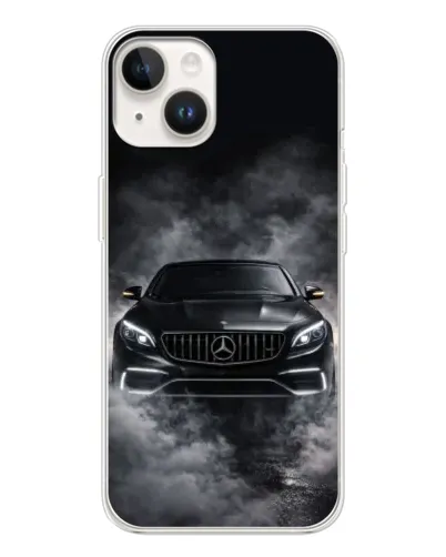 Чохол для TECNO Spark Go 1 з картинкою «Mercedes у диму»