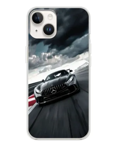 Чохол для TECNO Spark Go 1 з картинкою «Гоночний Mercedes AMG»
