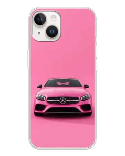 Чохол для TECNO Spark Go 1 з картинкою «Рожевий Mercedes AMG»