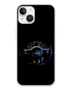 Чехол для TECNO Spark Go 1 с картинкой «Салон Audi — руль»